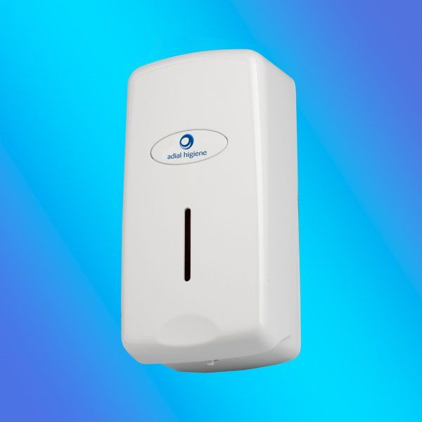 Dosificador blanco ABS para jabón líquido 1 litro Smart Adial